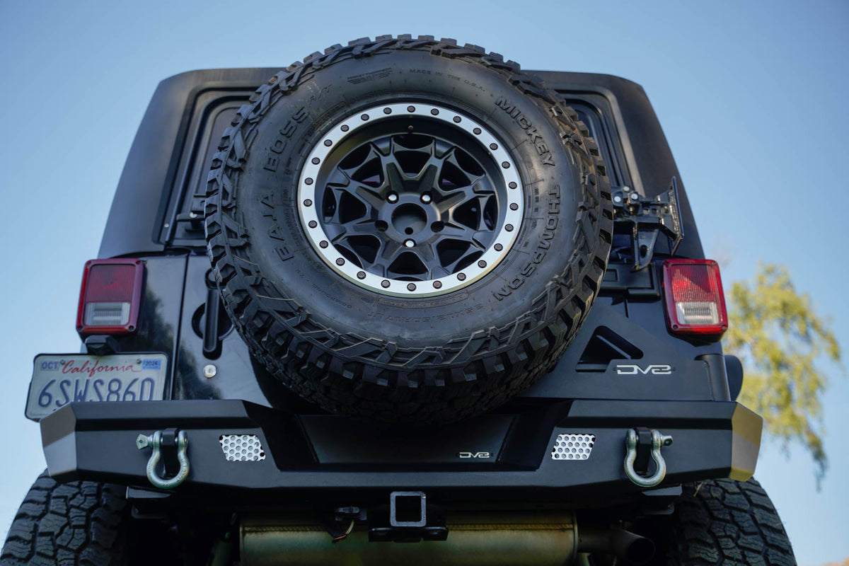 DV8 Offroad - 2007-2018 Wrangler JK | Tire Carrier for MTO Bumper - TCJK-13