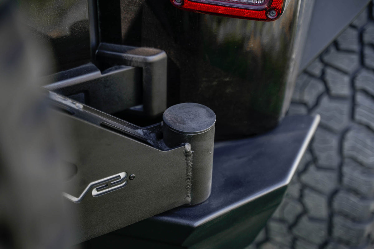 DV8 Offroad - 2007-2018 Wrangler JK | Tire Carrier for MTO Bumper - TCJK-13