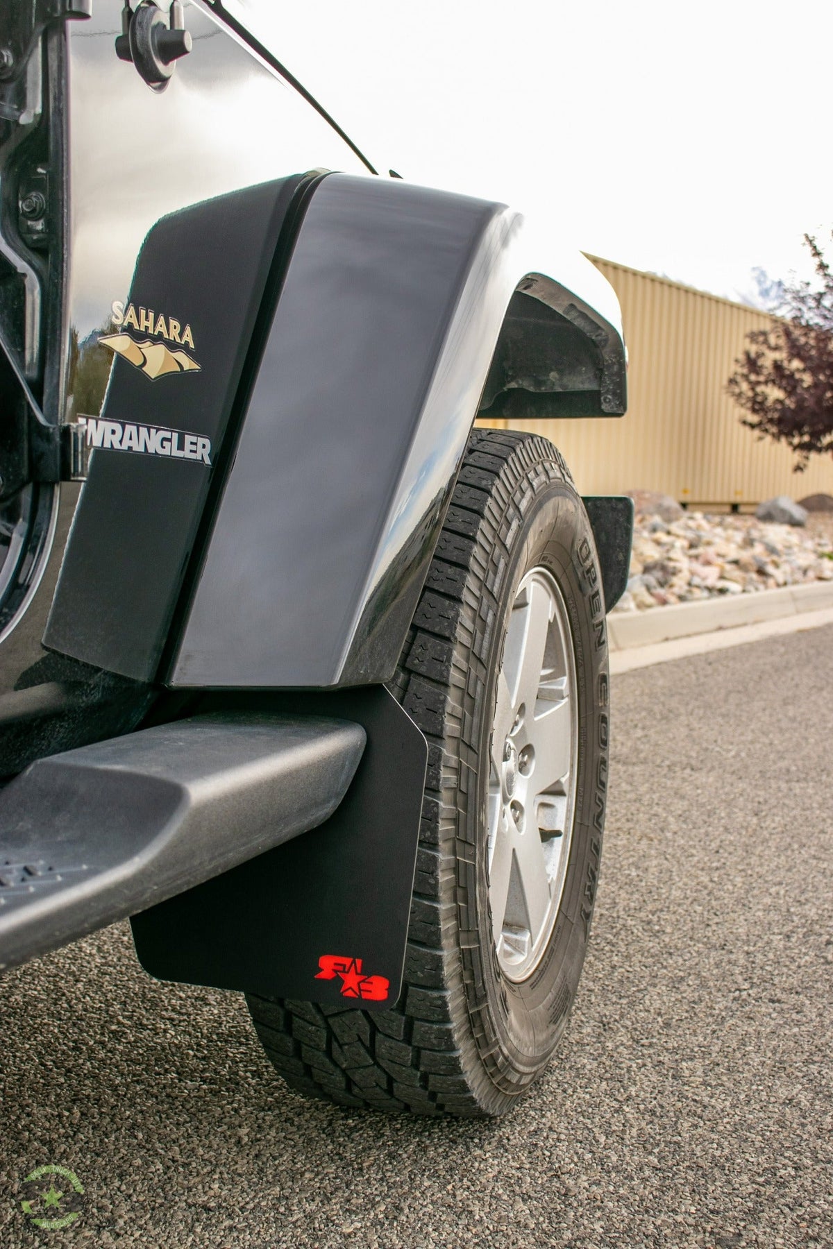 RokBlokz - Jeep Wrangler (JK, JKU) 2007-2018 Quick Release Mud Flaps - FRONT ONLY