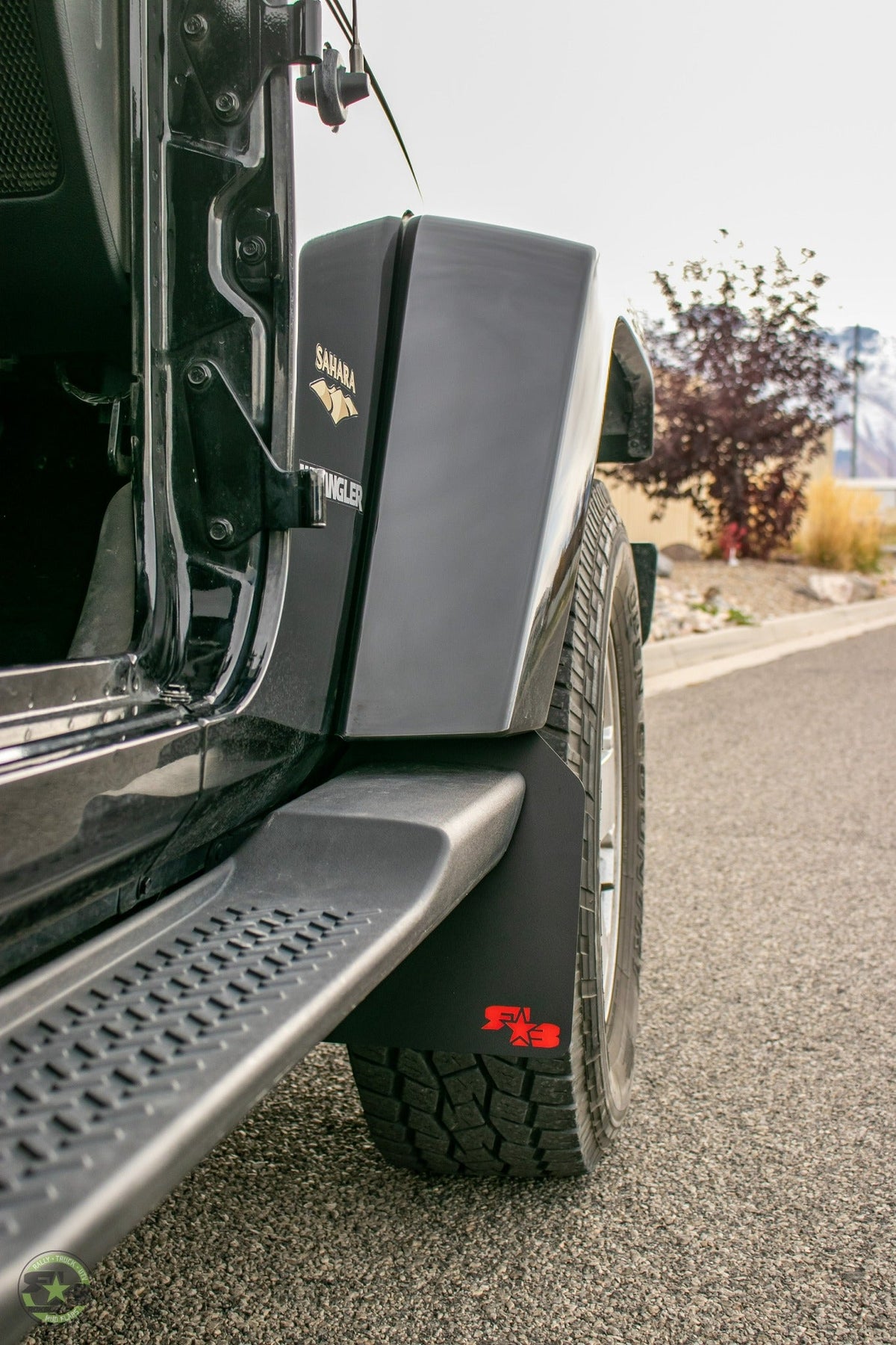 RokBlokz - Jeep Wrangler (JK, JKU) 2007-2018 Quick Release Mud Flaps - FRONT ONLY
