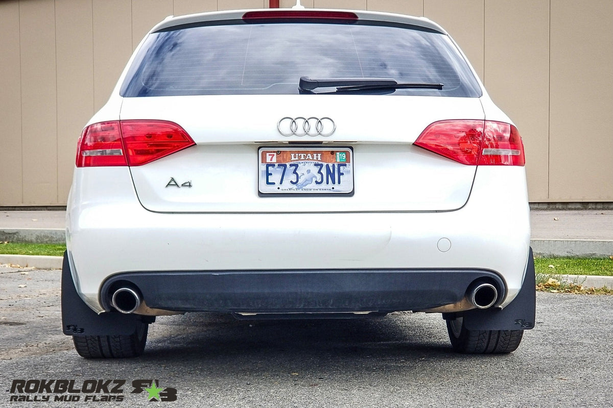 RokBlokz - Audi A4 Wagon (B8) 2008-2016 Rally Mud Flaps