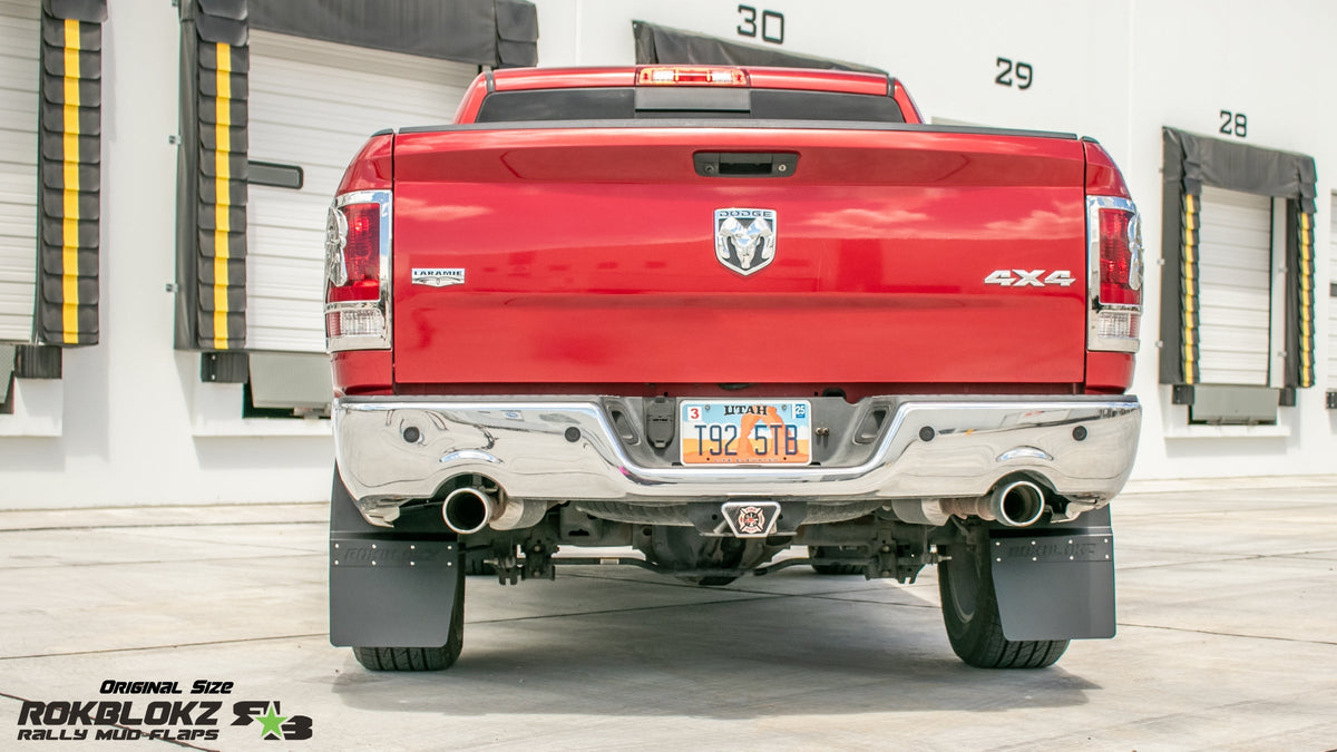 RokBlokz -  RAM 1500/2500/3500 (4th Gen) 2010-2018 Step-Back Mud Flaps