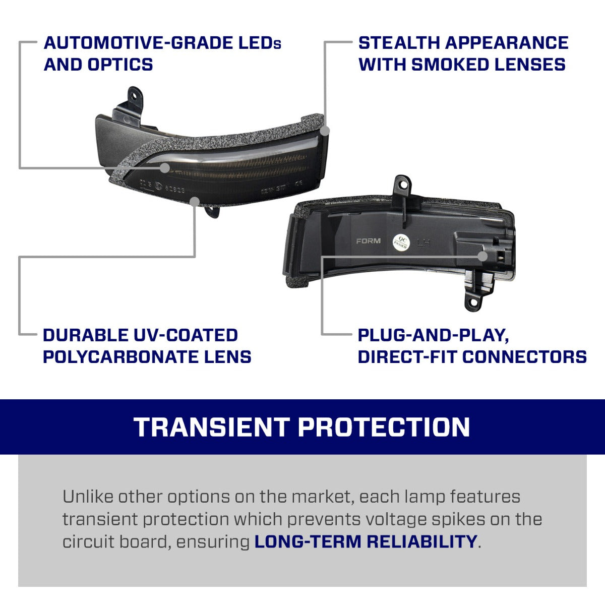 Form Lighting 2010 Subaru LED Mirror Lights (Pair) - FL0030