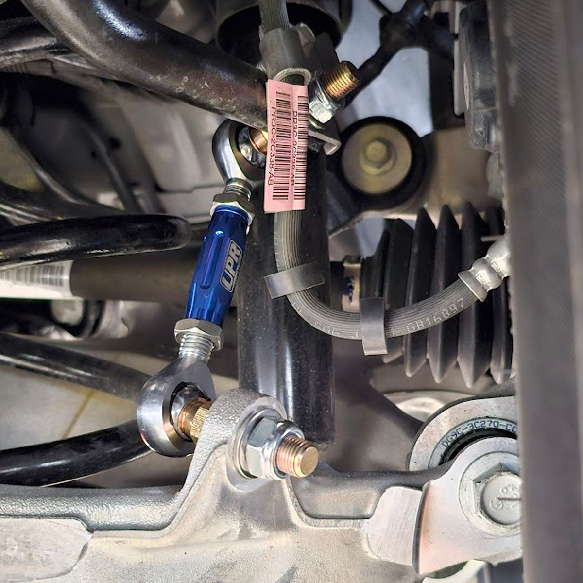 UPR - Adjustable Rear Sway Bar End Links (fits 15-24 Mustang S550) UPR - 2011-04 for 2015-2026 Ford Mustang - installed view
