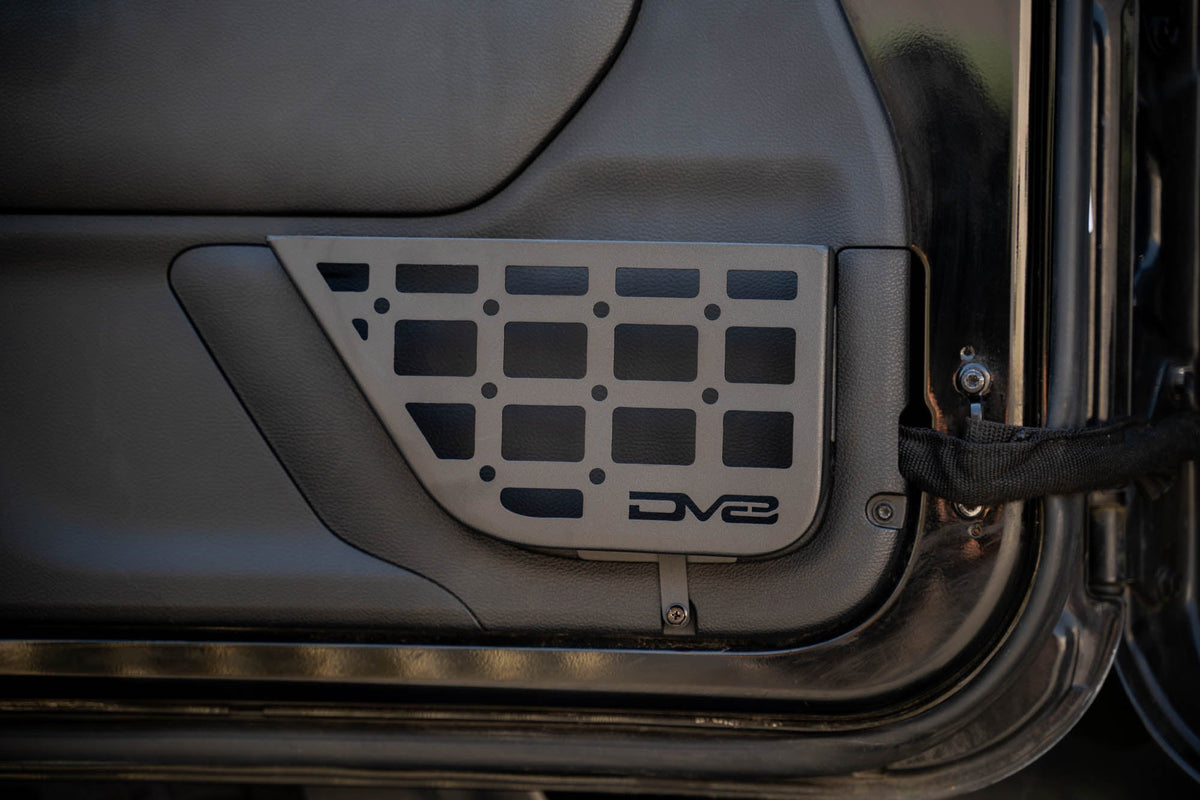 DV8 Offroad - 2011-2018 Jeep Wrangler JK | Slim Front Door Molle Pockets - MPJK-07