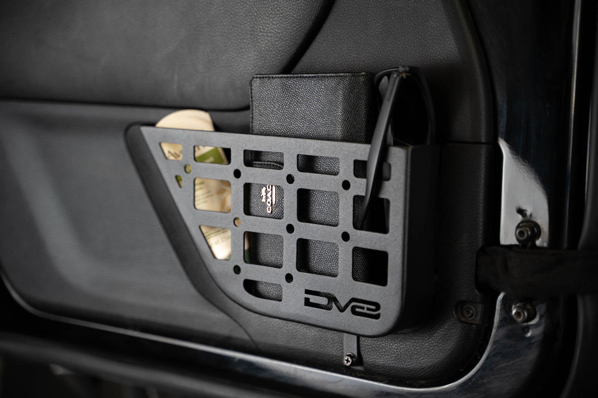 DV8 Offroad - 2011-2018 Jeep Wrangler JK | Slim Front Door Molle Pockets - MPJK-07