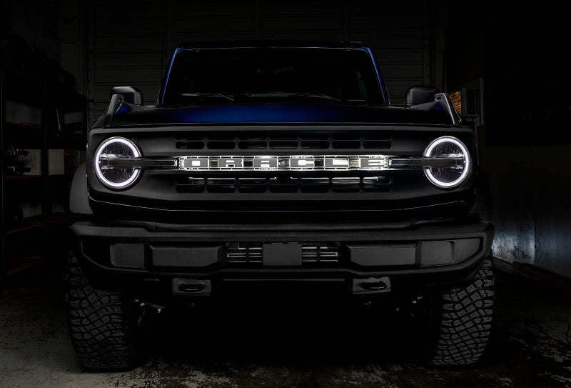 Oracle 2021 Ford Bronco DRL Upgrade w/ Halo Kit - ColorSHIFT w/ BC1 Controller SEE WARRANTY - 1468-335
