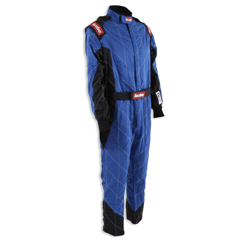 RaceQuip Blue Chevron-5 Suit SFI-5 - M Tall - 91609249RQP