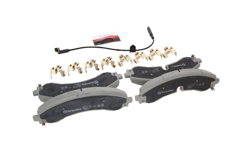 Brembo OE 20-21 Chevy Silverado 2500 HD/3500 HD/GMC Sierra 2500 HD Ceramic Brake Pad - Front - P10100N