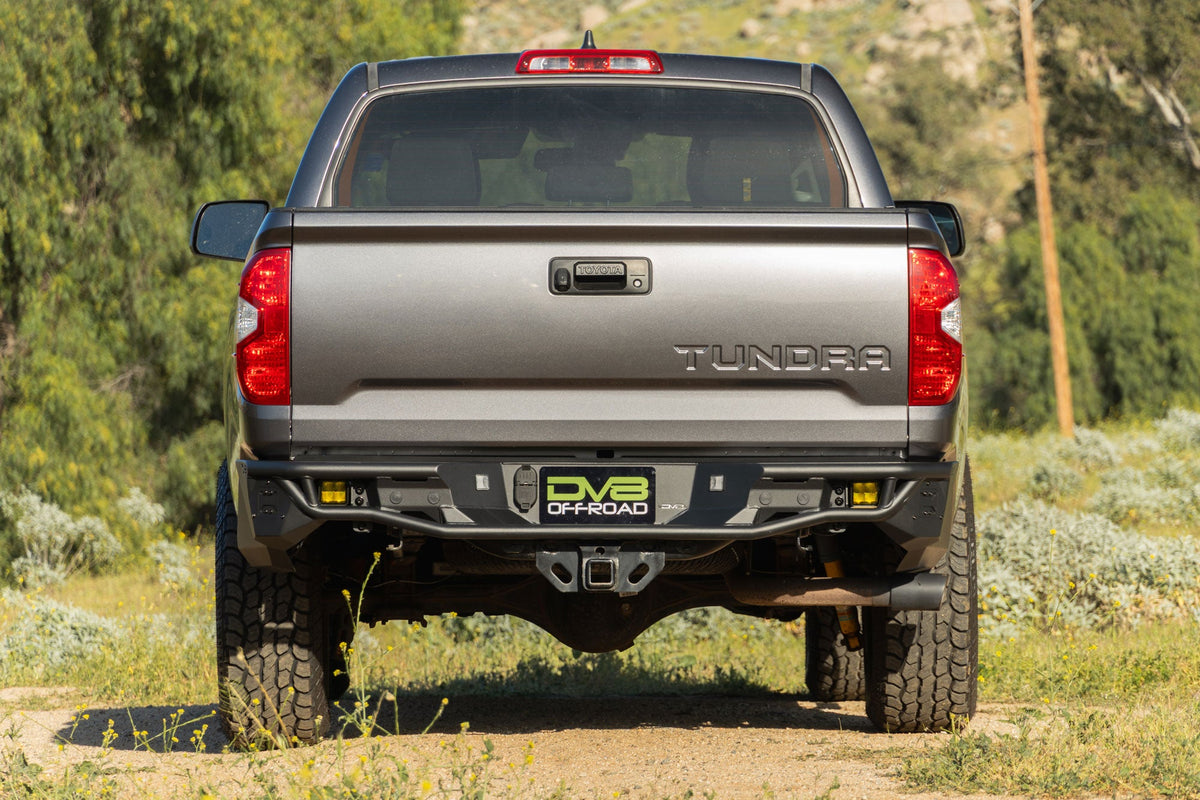DV8 Offroad - 2014-2021 Toyota Tundra Tube Rear Bumper - RBTT2-07