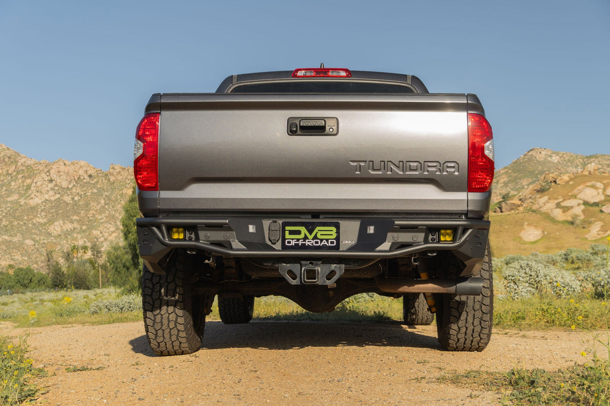 DV8 Offroad - 2014-2021 Toyota Tundra Tube Rear Bumper - RBTT2-07