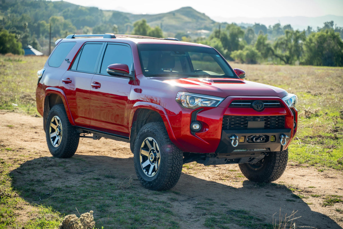 DV8 Offroad - 2014-2024 Toyota 4Runner | Centric Series Winch Front Bumper - FBTF3-02