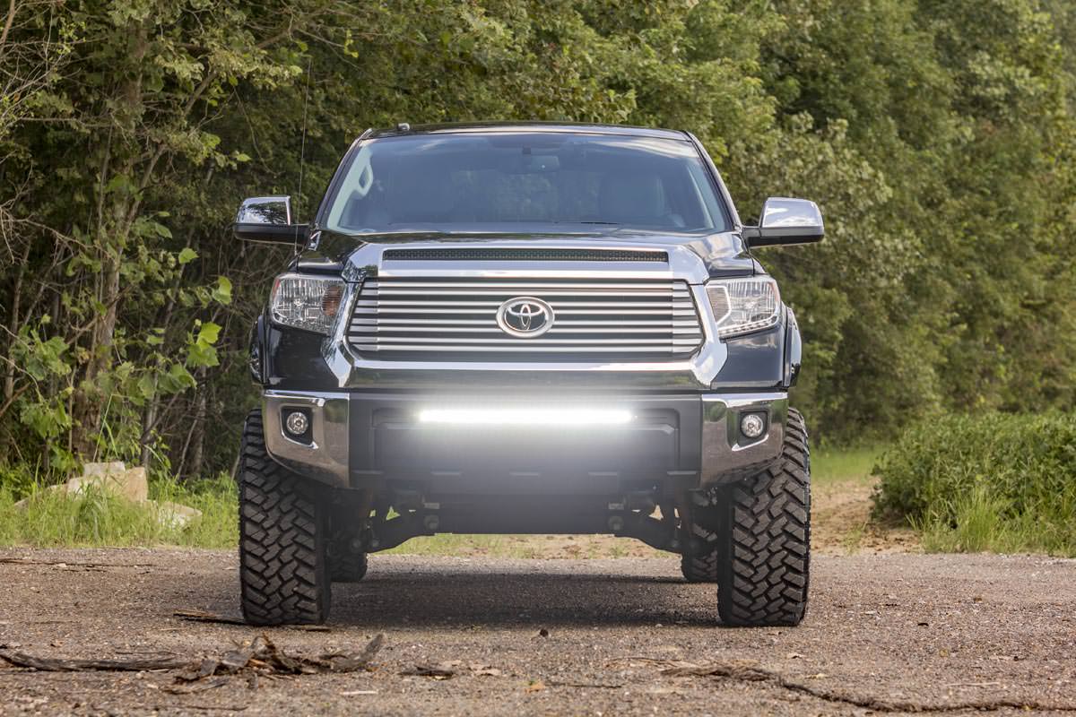 LED Light Kit | Bumper Mount | 30&quot; Chrome Single Row | Toyota Tundra (14-21)