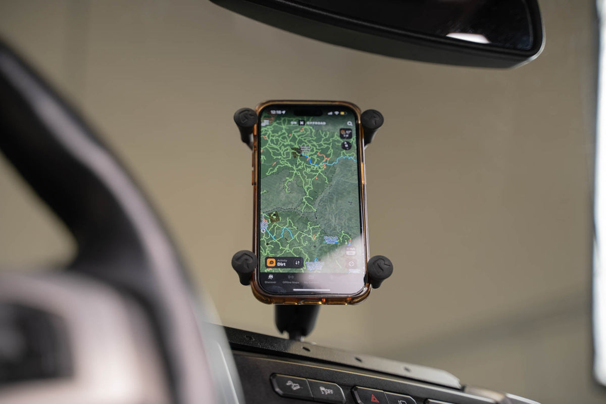 DV8 Offroad - 2015-2020 F-150 & 2017-2021 F-250/350 | Digital Device Dash Mount - DMFF-01