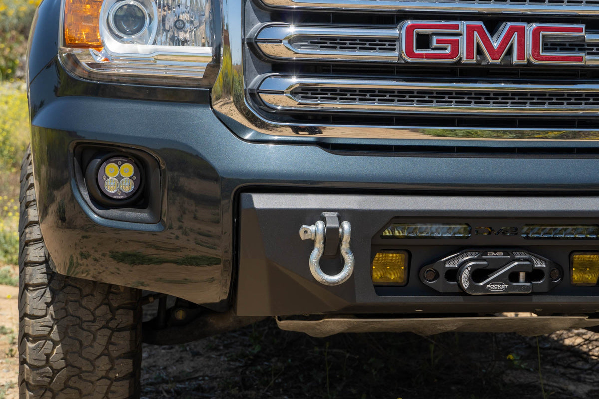 DV8 Offroad - 2015-2020 GMC Canyon | Centric Winch Front Bumper - FBGC1-01