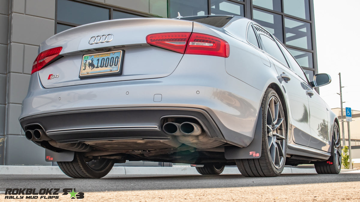 RokBlokz -  Audi A4 &amp; S4 Sedan (B8) 2008-2016 Rally Mud Flaps