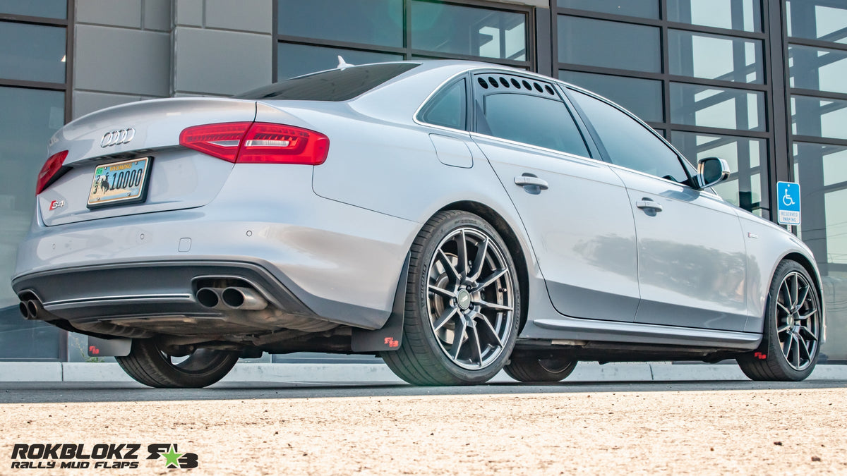 RokBlokz -  Audi A4 &amp; S4 Sedan (B8) 2008-2016 Rally Mud Flaps