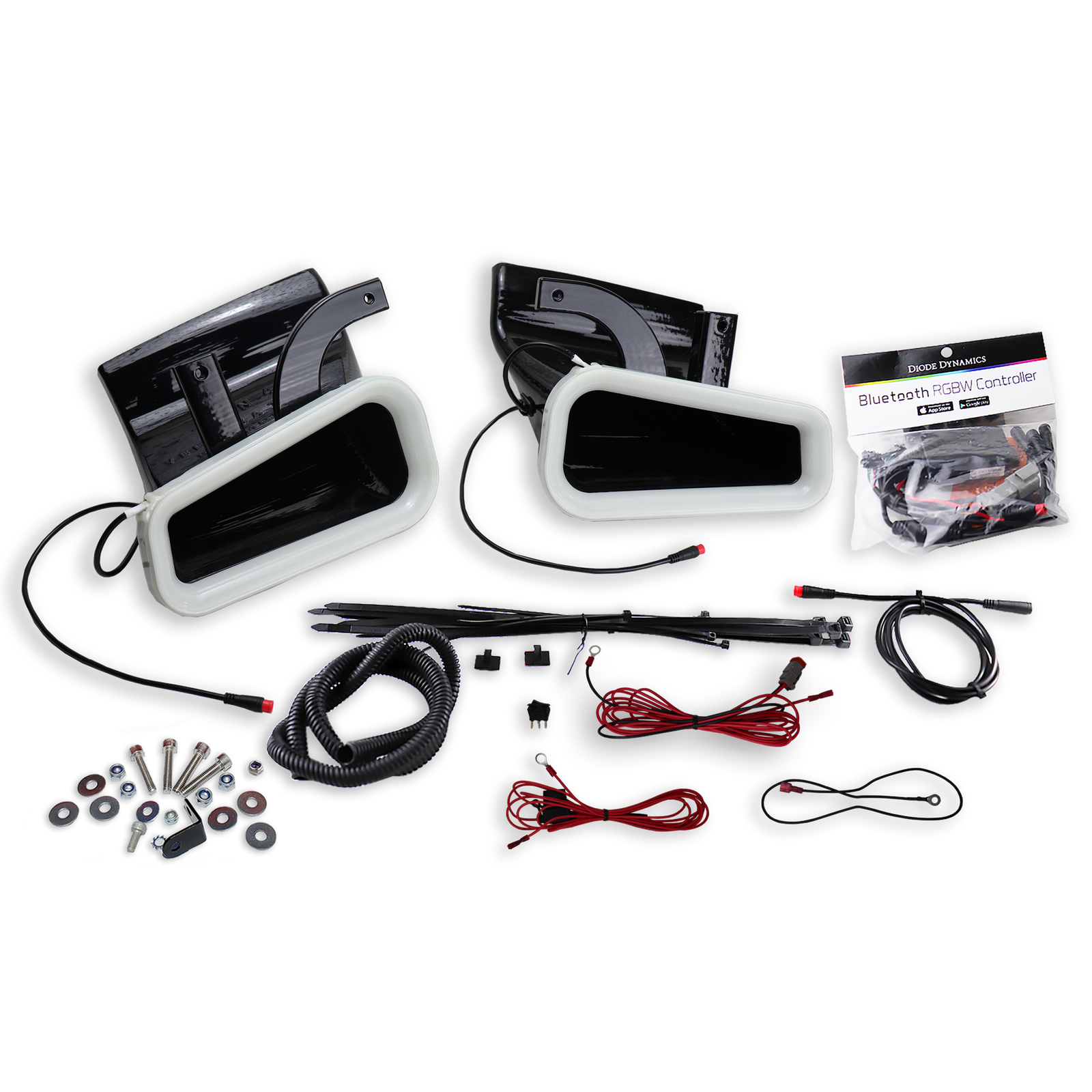2014-2020+ Infiniti Q50 BIG MOUTH "LIT KIT" Ram Air Intake Snorkels| Velossa Tech Design