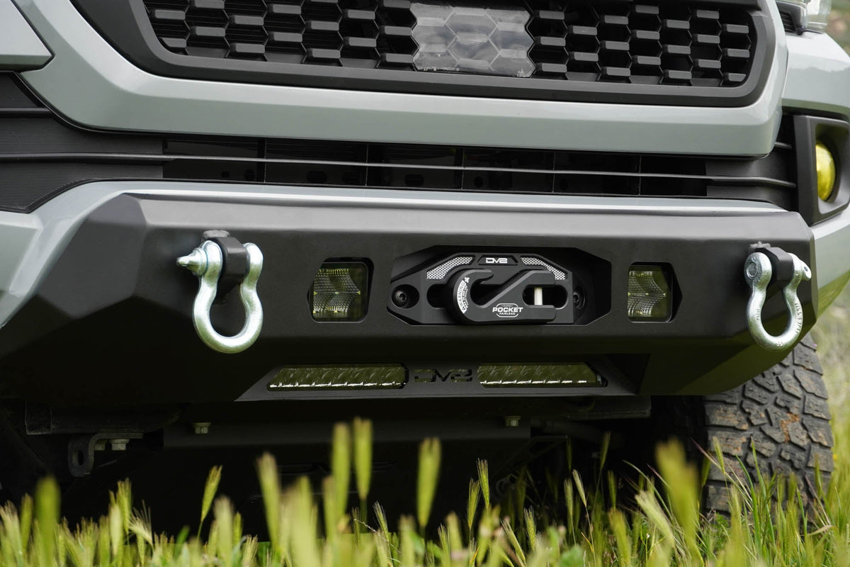 DV8 Offroad - 2016-2023 Toyota Tacoma | Centric Winch Front Bumper - FBTT1-06