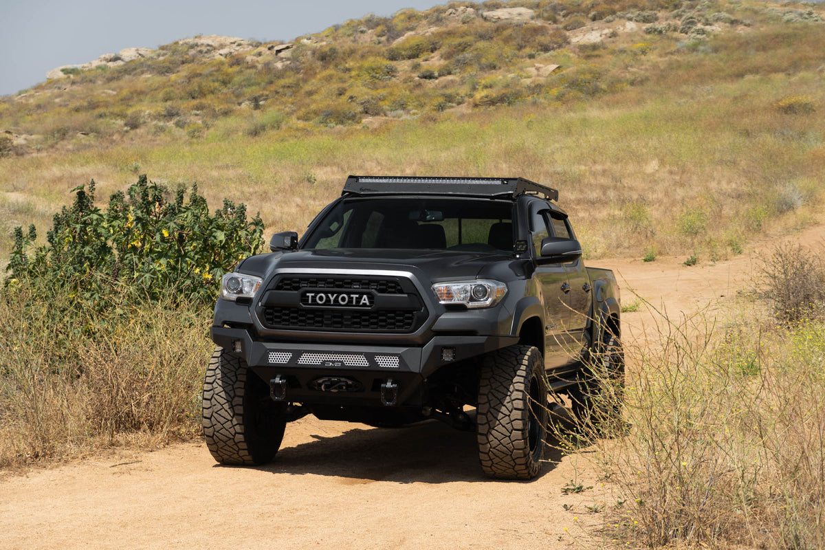 DV8 Offroad - 2016-2023 Toyota Tacoma | MTO Series Winch Front Bumper - FBTT1-07
