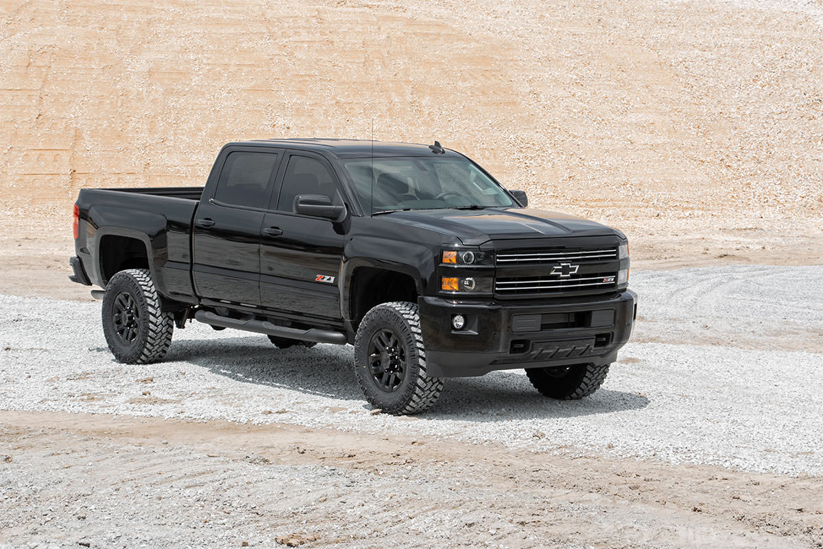 Rough Country - 3.5 Inch Lift Kit - w/ Overloads - Chevy/GMC 2500HD/3500HD (11-19) - 97530RED by Rough Country - detail view
