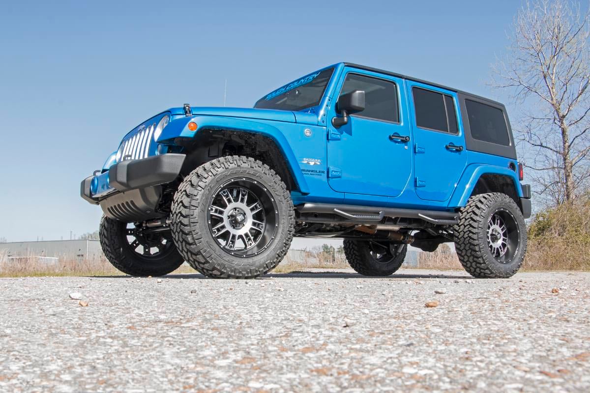 Rough Country - 3.5 Inch Lift Kit - M1R - Jeep Wrangler Unlimited 2WD/4WD (2007-2018) - 69444 for 2007-2017 Jeep Wrangler - c