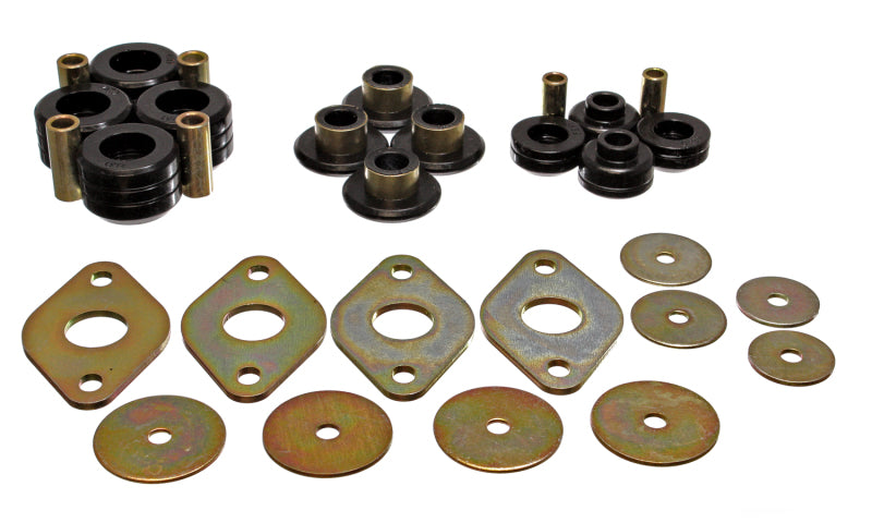 Energy Suspension Cab Mount Bushing - Black - 8.4103G for 1989-1995 Toyota Pickup - front view