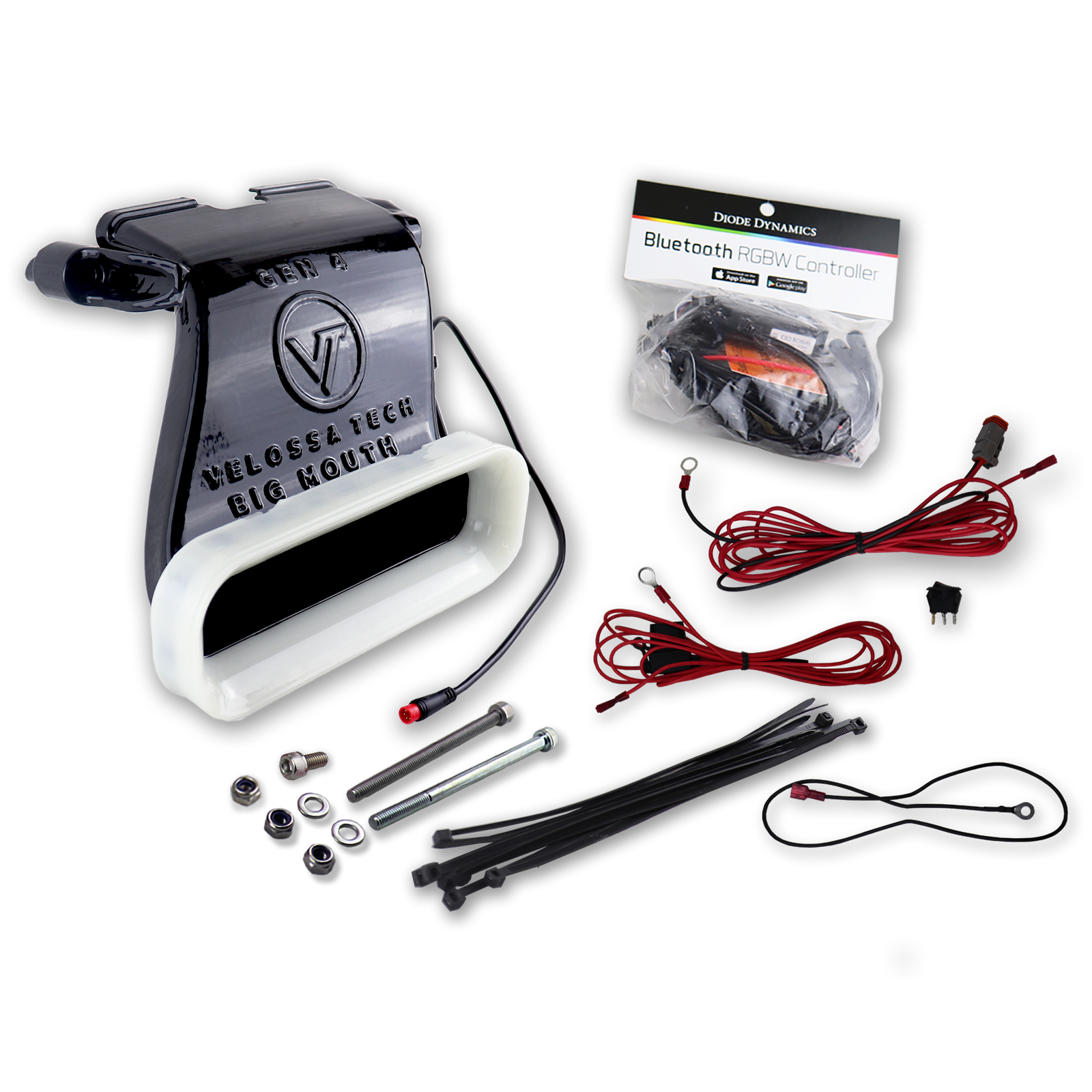 2017-2018 Hyundai Elantra Sport (2017-2018 Avante Sport, AD and Elantra SEL) BIG MOUTH "LIT KIT" Ram Air Intake Snorkel | Velossa Tech Design