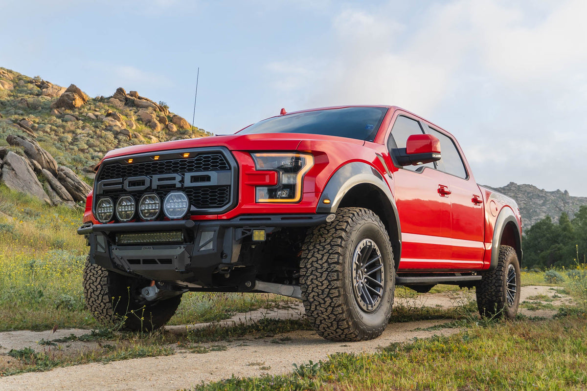 DV8 Offroad - 2017-2020 Ford F-150 Raptor Tube Front Bumper - FBFR1-01