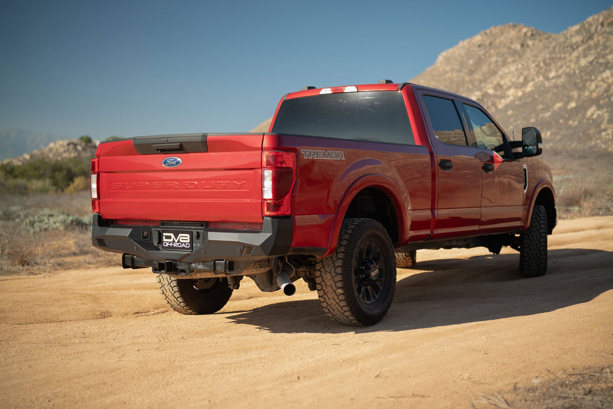 DV8 Offroad - 2017-2026 Ford Super Duty Spec Series Rear Bumper - RBFF2-03