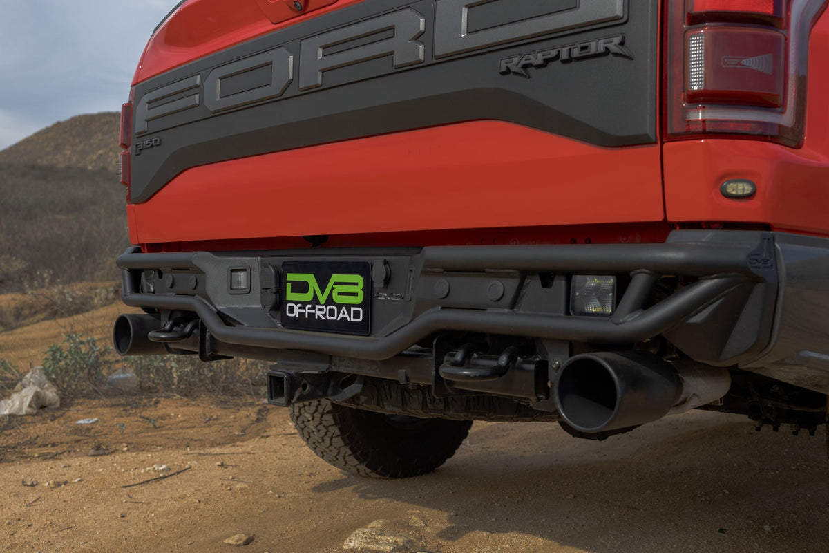 DV8 Offroad - 2017-2020 Ford F-150 Raptor Tube Rear Bumper - RBFR1-01