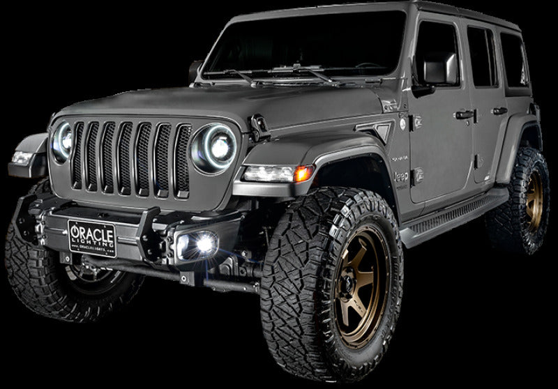 Oracle Jeep Wrangler JL/Gladiator JT Sport High Performance W LED Fog Lights - No Halo SEE WARRANTY - 5847-504