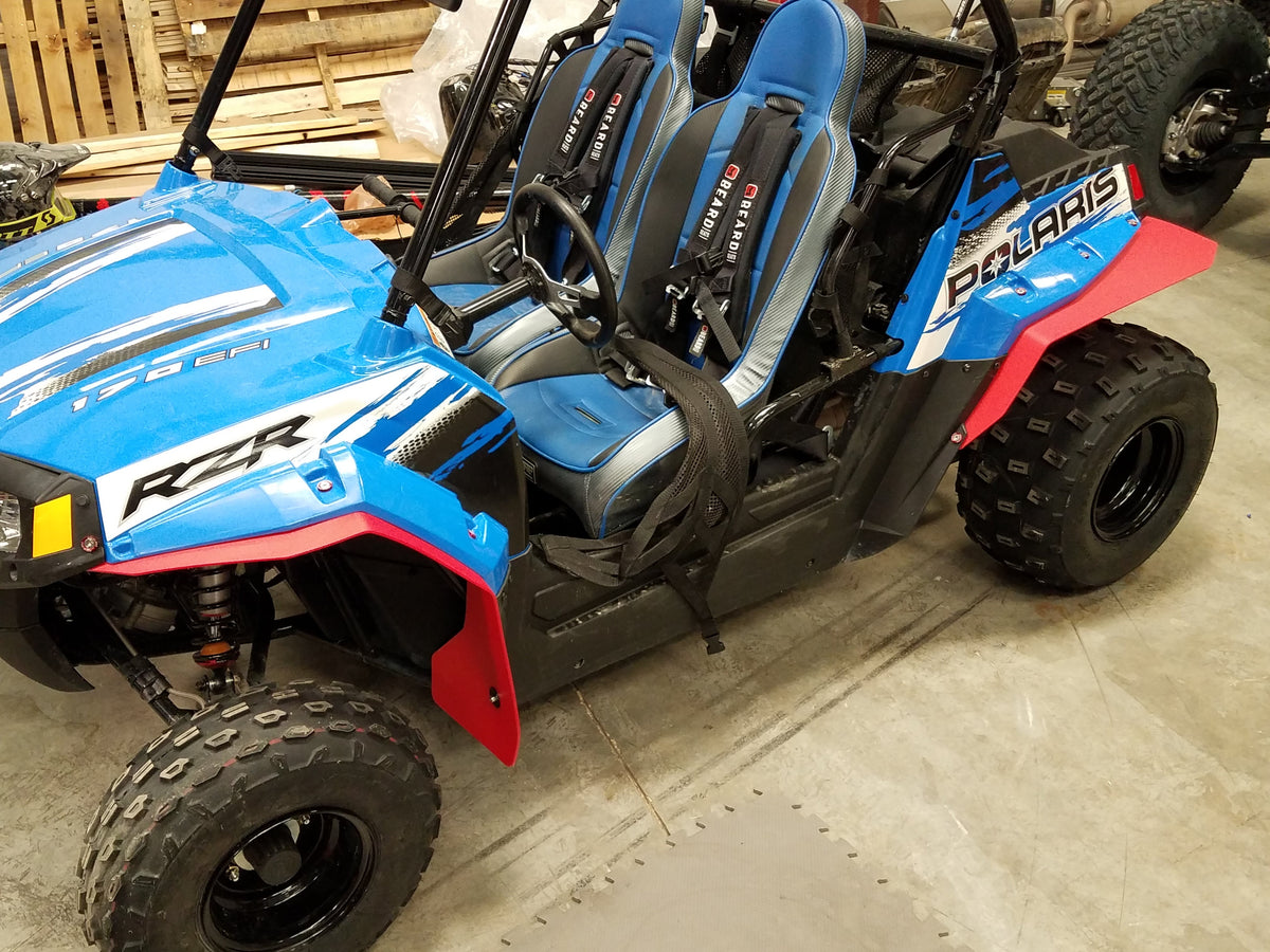 RokBlokz Polaris RZR 170 2014+ Mud Flaps / Fender Extensions, Front & Rear