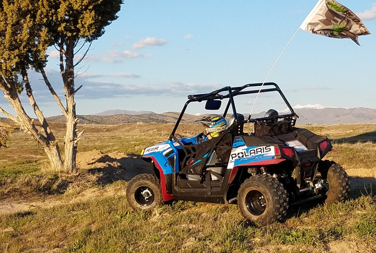 RokBlokz Polaris RZR 170 2014+ Mud Flaps / Fender Extensions, Front & Rear