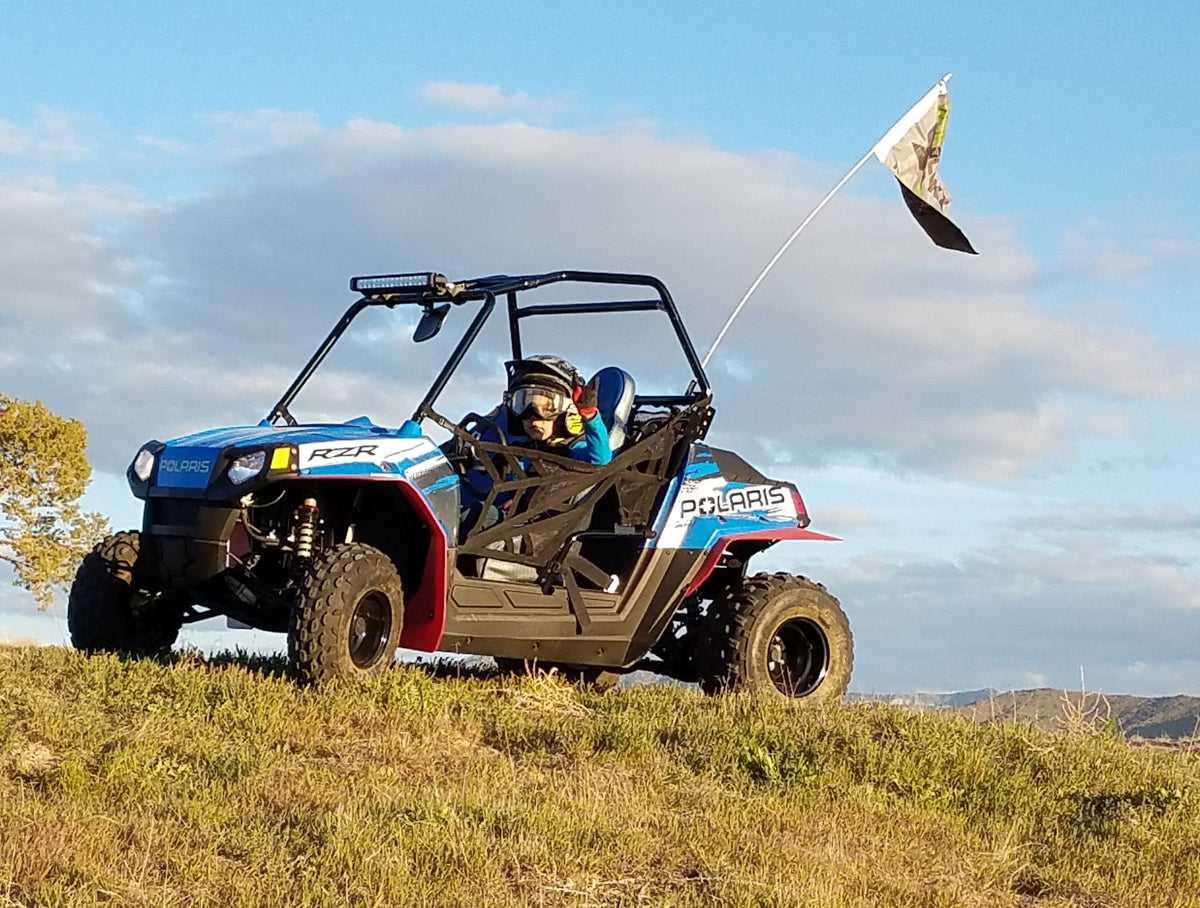 RokBlokz Polaris RZR 170 2014+ Mud Flaps / Fender Extensions, Front & Rear