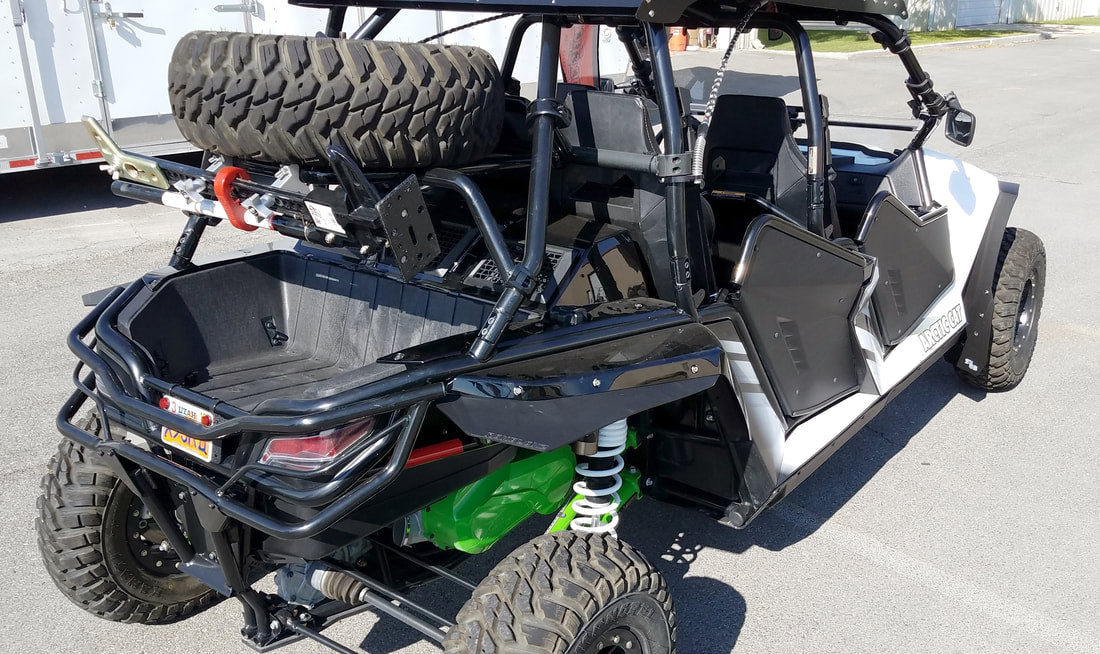 RokBlokz Arctic Cat WILDCAT X 1000 Fender Flare Extensions/Mud Flaps F&R