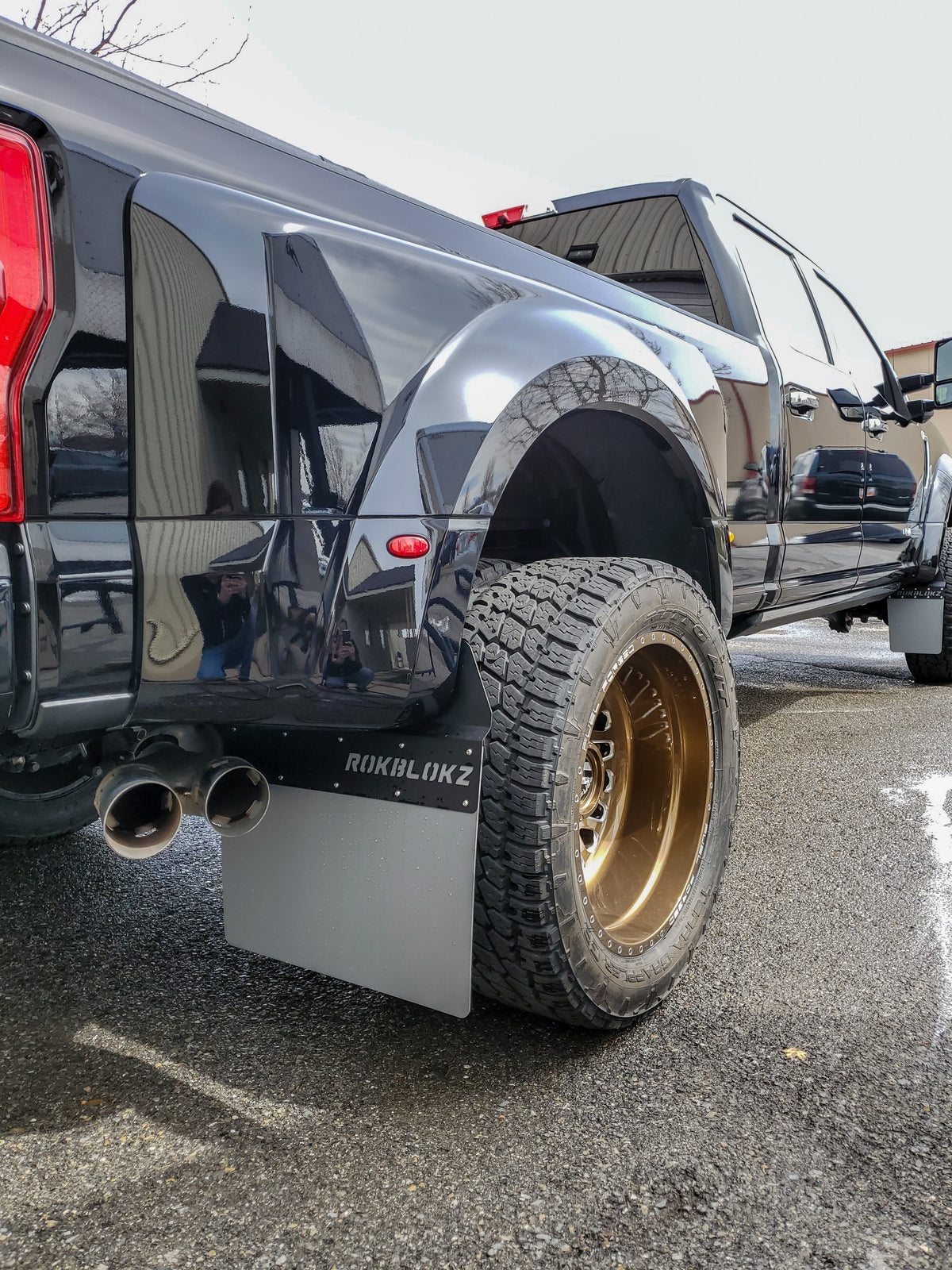 2017 F-450 Platimun level kit, 20&quot; wheels, 35&quot; tires ft. Rokblokz step back Flaps in XL