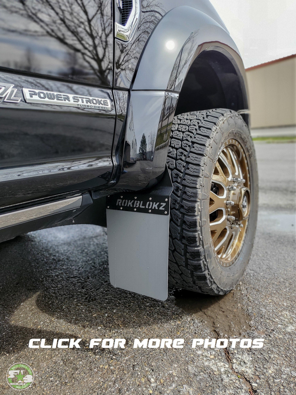 RokBlokz - Ford F-450 SUPER DUTY DRW (Dually) 2017-2022 Mud Flaps - FRONT ONLY