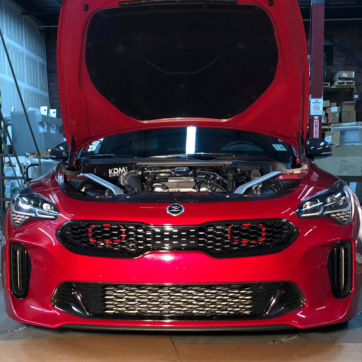 2017-2024 Kia Stinger 3.3T/2.0T/2.5T Dual BIG MOUTH Ram Air Intake Snorkels