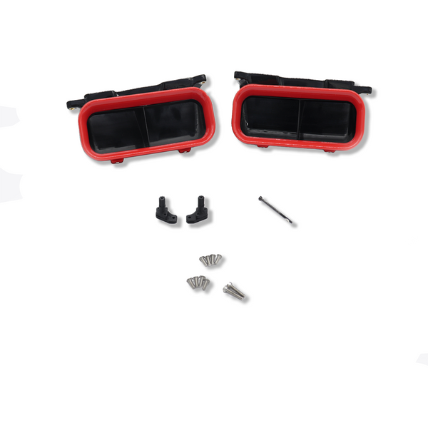 Velossa Tech - 2018-2020 Ford F-150 and 2021-2022 Ford F-150 Raptor Dual BIG MOUTH Ram Air Intake Snorkels for 2018-2022 Ford
