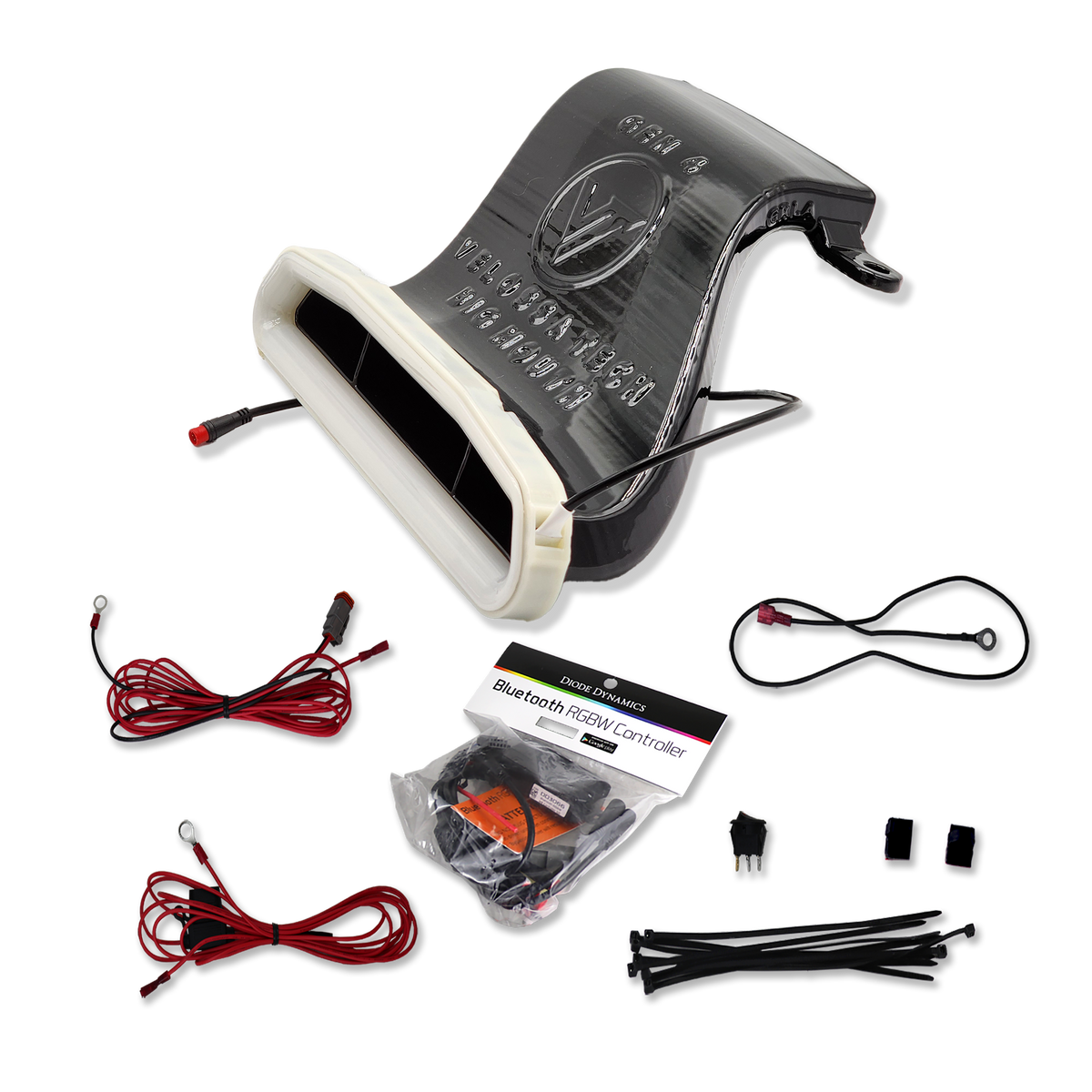 Velossa Tech - 2019-2022 Toyota Corolla Hatch and 2020-2022 Sedan (LE,SE,XSE) BIG MOUTH &quot;LIT KIT&quot; Ram Air Intake Snorkel