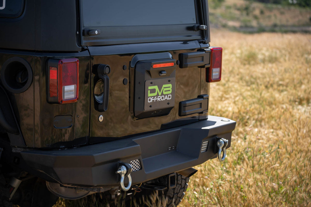 DV8 Offroad - 2007-2018 Jeep Wrangler JK Spare Tire Delete - TSJK-01