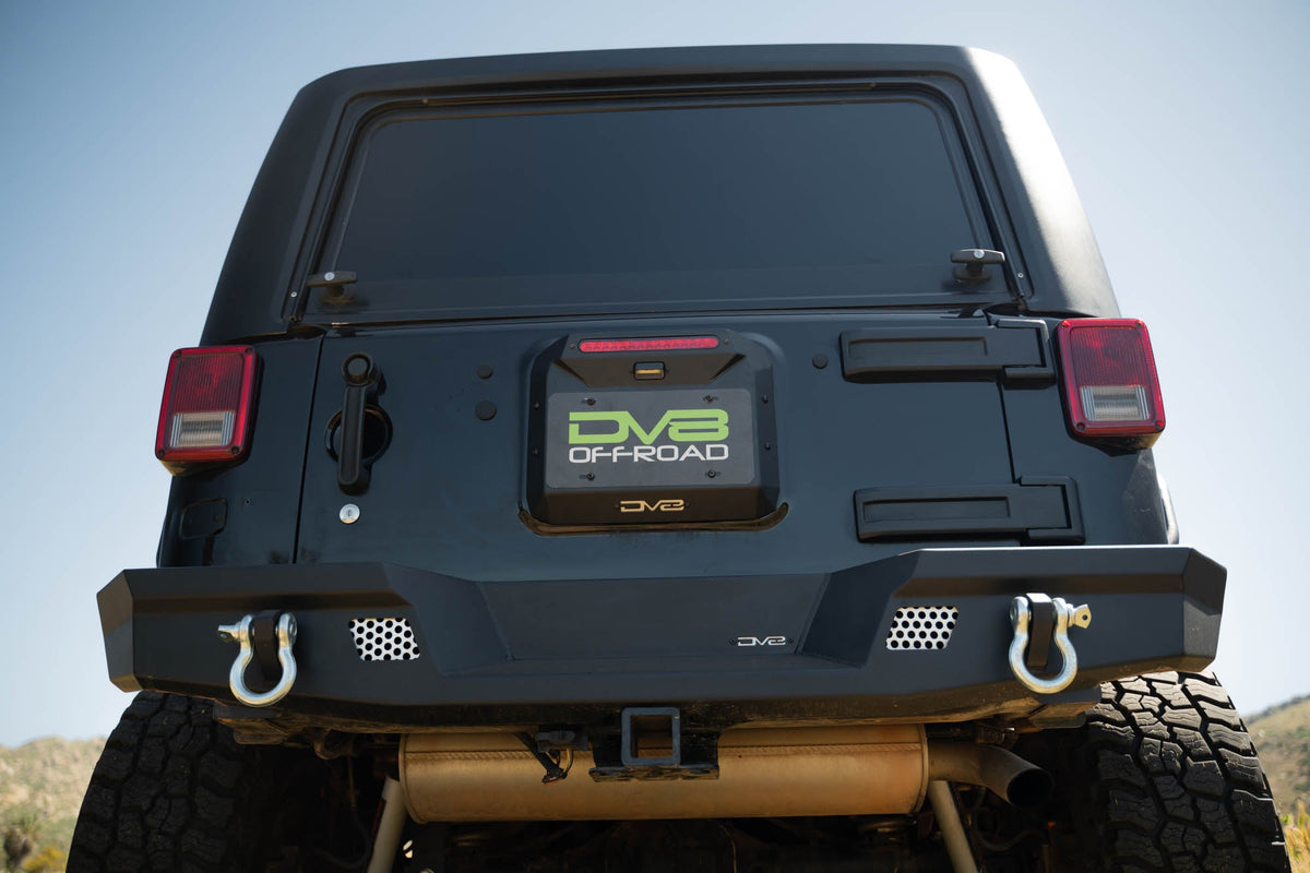 DV8 Offroad - 2007-2018 Jeep Wrangler JK Spare Tire Delete - TSJK-01