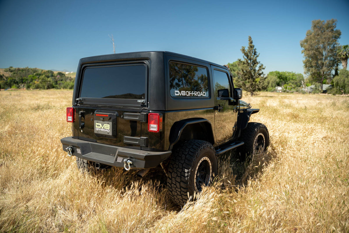 DV8 Offroad - 2007-2018 Jeep Wrangler JK Spare Tire Delete - TSJK-01