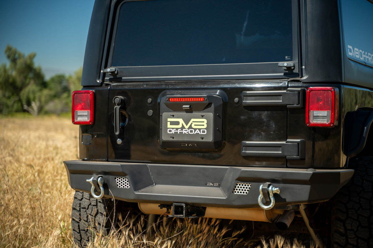 DV8 Offroad - 2007-2018 Jeep Wrangler JK Spare Tire Delete - TSJK-01
