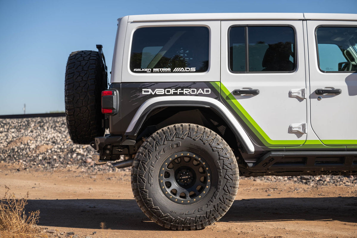 DV8 Offroad - 2018-2026 Jeep Wrangler JL | Rear Inner Fenders - INFEND-06RB