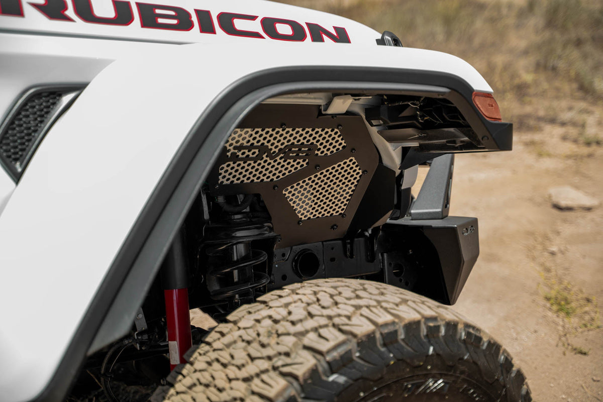 DV8 Offroad - 2018-2025 Jeep Wrangler JL & 2020-2025 Gladiator JT | Front Inner Fenders - INFEND-06FB