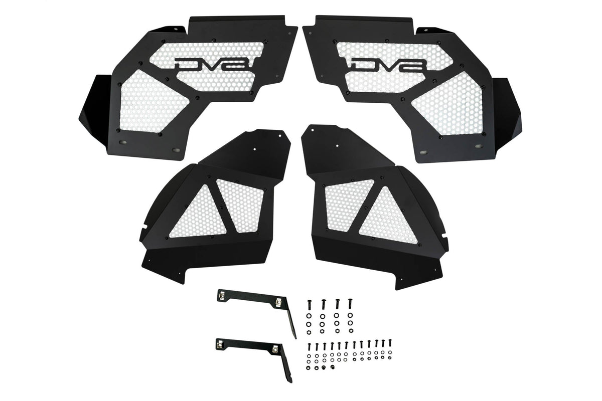 DV8 Offroad - 2018-2025 Jeep Wrangler JL & 2020-2025 Gladiator JT | Front Inner Fenders - INFEND-06FB