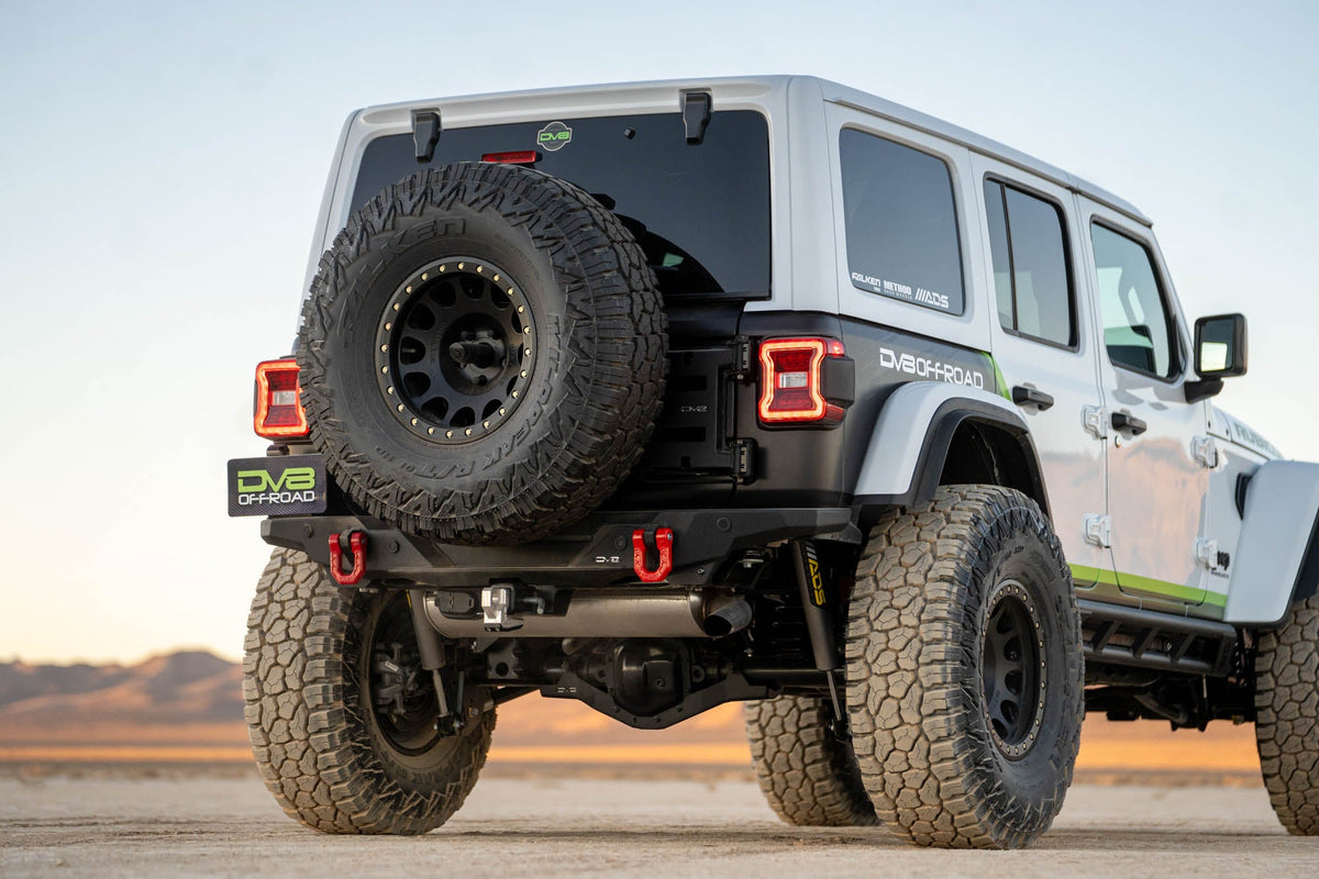DV8 Offroad - 2018-2026 Jeep Wrangler JL Spare Tire Carrier - TCJL-15
