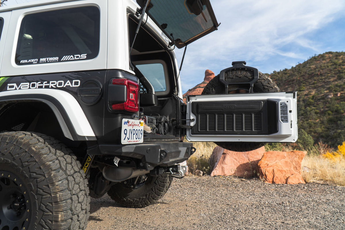 DV8 Offroad - 2018-2026 Jeep Wrangler JL Spare Tire Carrier - TCJL-15
